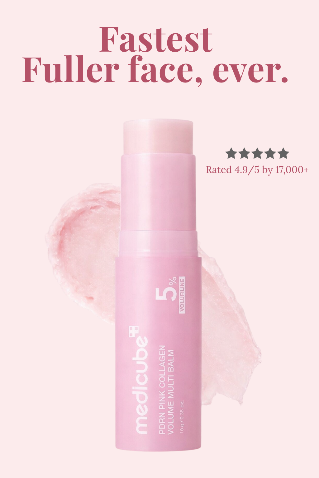 PDRN Pink Collagen Volume Multi Balm — Rebuild Volume. Smooth Lines. No Needles
