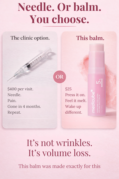 PDRN Pink Collagen Volume Multi Balm — Rebuild Volume. Smooth Lines. No Needles